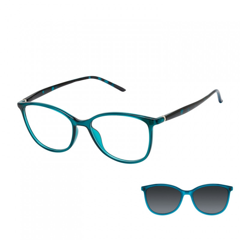 Eyeglasses Elle 13574 Teal TL Eyeglasses Elle 13574 Teal TL