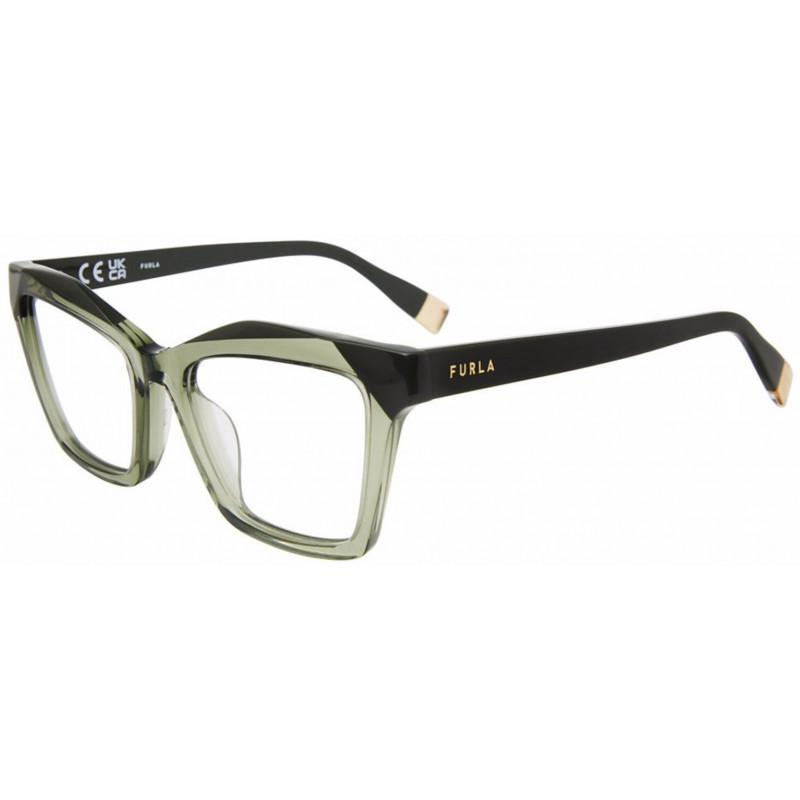 Sunglasses Furla VFU 767 V 02gn Transparent Green - 51mm