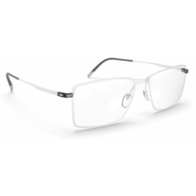 Eyeglasses Silhouette Lite Wave Full Rim 5533 7000 Smooth Rhodium 55mm