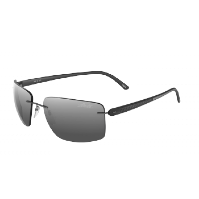 Sunglasses Silhouette Carbon T 1 Collection 8722 6560 Black / Ruthenium 61mm