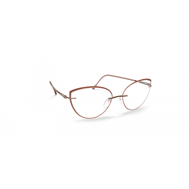 Eyeglasses Silhouette Lite Spirit Chassis Rimless 5566 6040 Bronze Eyeglasses Silhouette Lite Spirit Chassis Rimless 5566 6040 Bronze