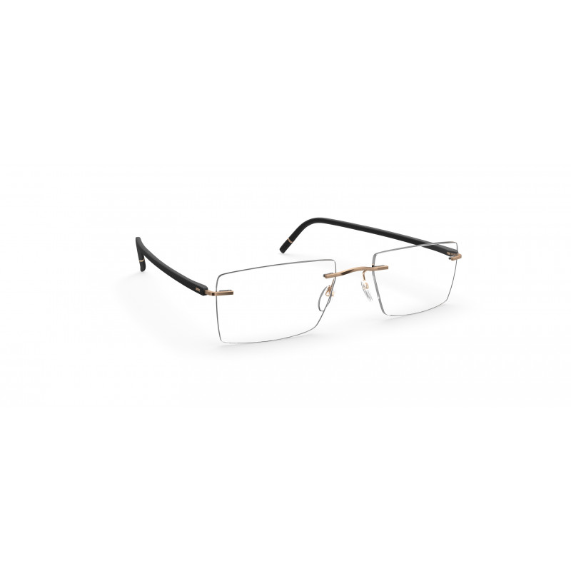Eyeglasses Silhouette The Wave Chassis Rimless 5567 7630 Gold/Black Eyeglasses Silhouette The Wave Chassis Rimless 5567 7630 Gold/Black