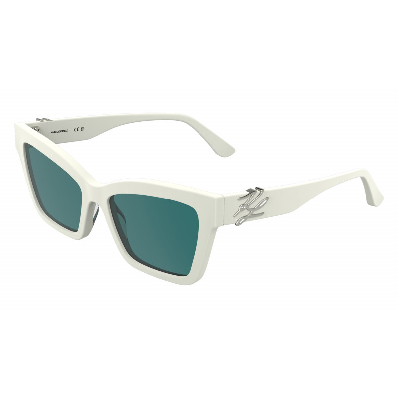Sunglasses KARL LAGERFELD KL 6220 S 105 White 54mm