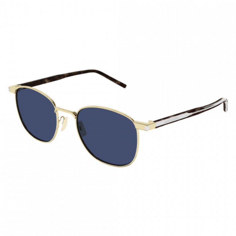 Sunglasses Saint Laurent SL 747 - 005 Gold / Blue Crystal Sunglasses Saint Laurent SL 747 - 005 Gold / Blue Crystal