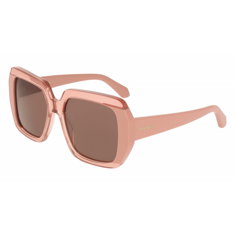 Sunglasses FERRAGAMO SF 2081 S 668 Transparent Rose/Pink Sunglasses FERRAGAMO SF 2081 S 668 Transparent Rose/Pink