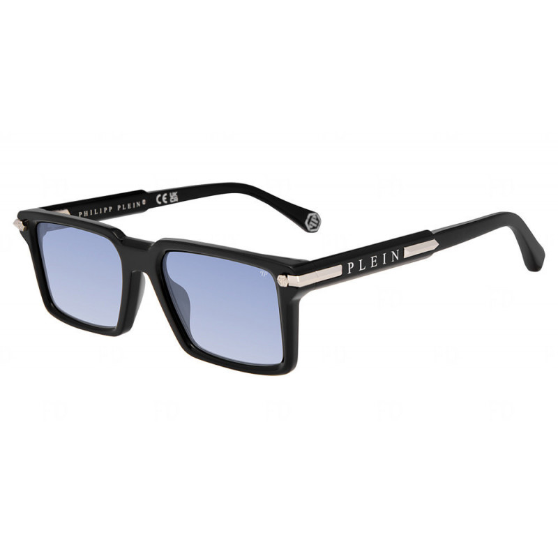 Sunglasses Philipp Plein SPP 257 0700 Black W/Blue Gradient 54mm