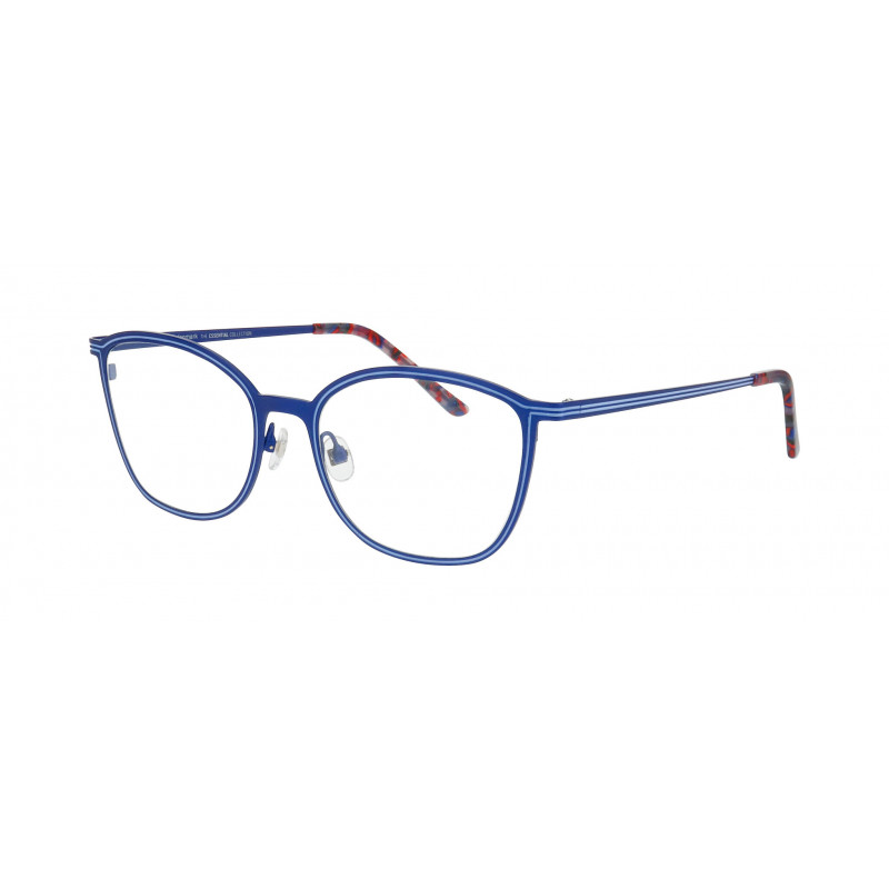 Eyeglasses Pro-design Denmark LINED 2 9021 Blue Medium Matt / Nosepad Eyeglasses Pro-design Denmark LINED 2 9021 Blue Medium Matt / Nosepad