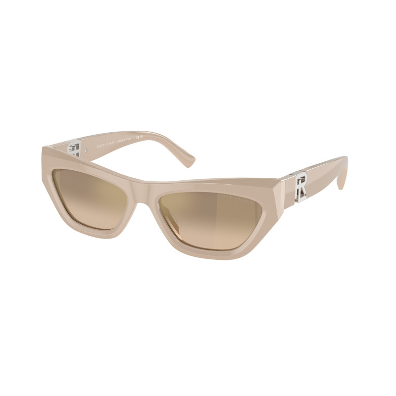 Sunglasses Ralph Lauren RL 8218 U 61086Y The Kiera Solid Beige Flash Go Sunglasses Ralph Lauren RL 8218 U 61086Y The Kiera Solid Beige Flash Go