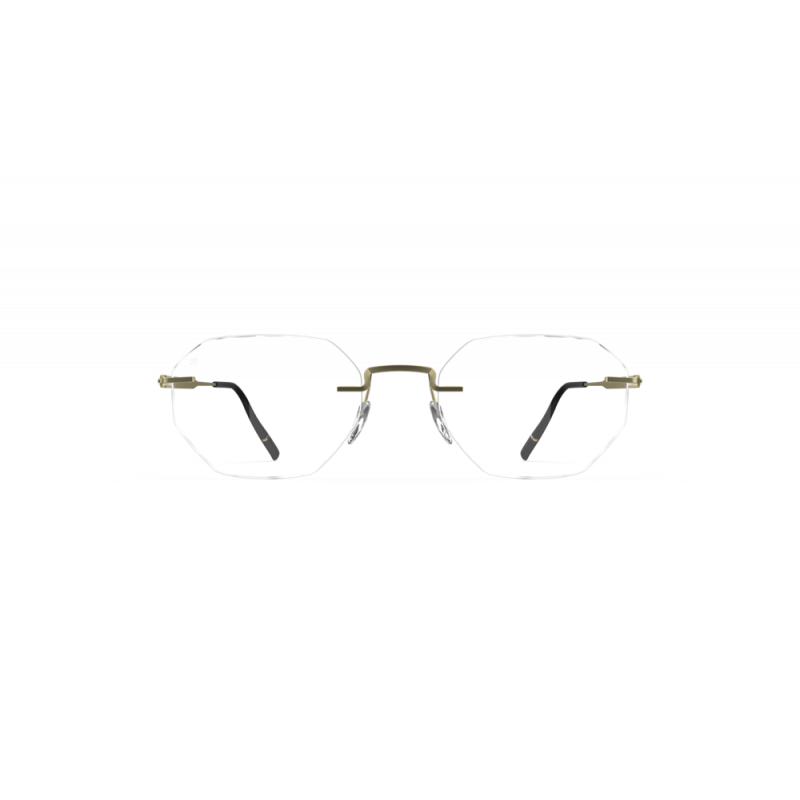 Eyeglasses Silhouette The Visionary Demo Rimless 5586 8540  Champagne 49mm