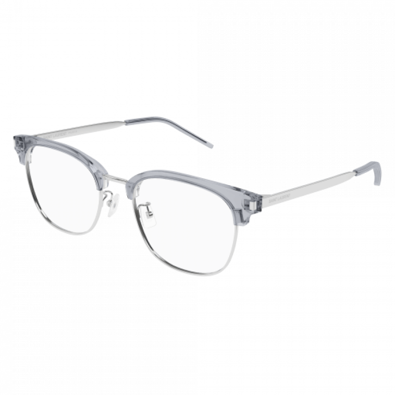 Eyeglasses Saint Laurent SL 649 /F- 003 Grey / Transparent Silver 54mm
