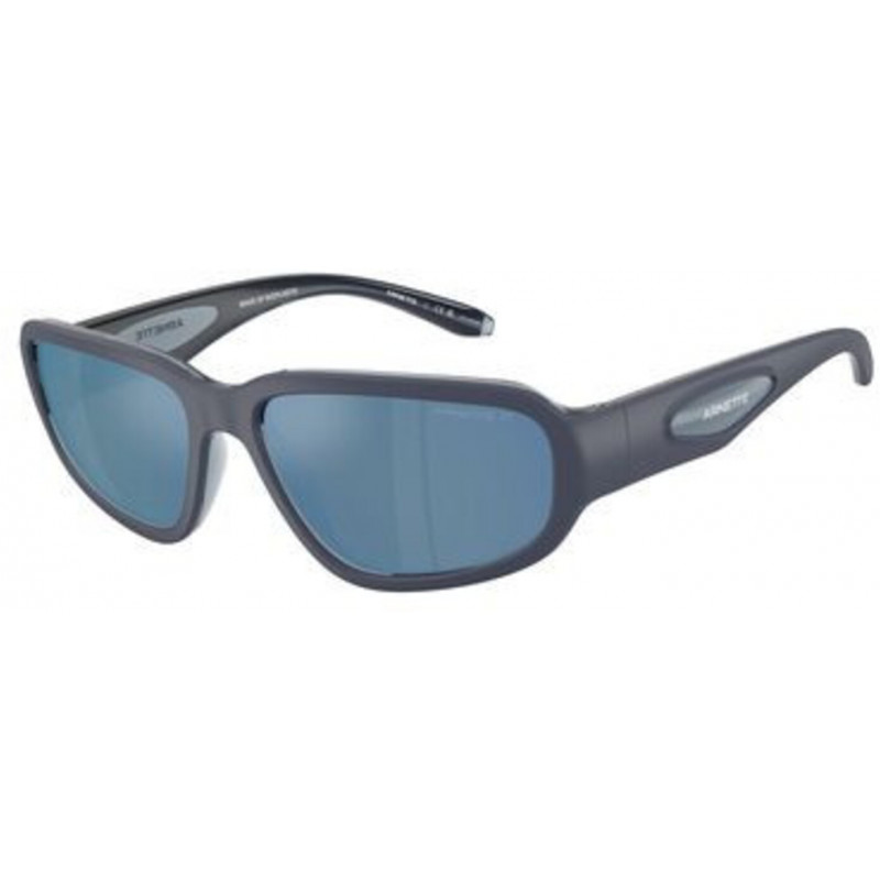 Sunglasses Arnette AN 4365 300722 Navy/Transparent Azure / Dark Grey Mirror Water Polar Policarbonate Polarized 59mm