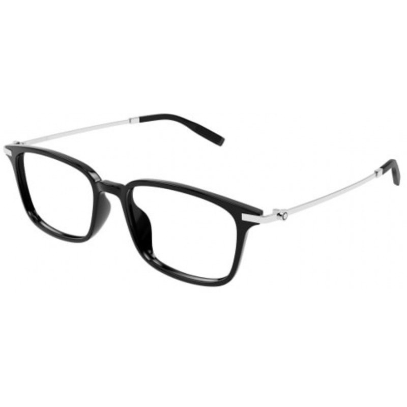 Eyeglasses Montblanc MB 0315 OA- 005 Black / Transparent Silver Eyeglasses Montblanc MB 0315 OA- 005 Black / Transparent Silver