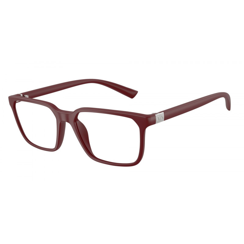 Eyeglasses Armani Exchange AX 3144 U 8413 Matte Burgundy / Demo Lens 55mm