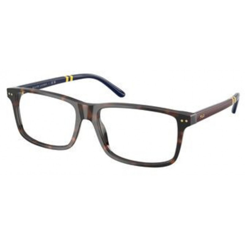 Eyeglasses Polo PH 2296 5003 Shiny Dark Havana/Demo Lens 58mm
