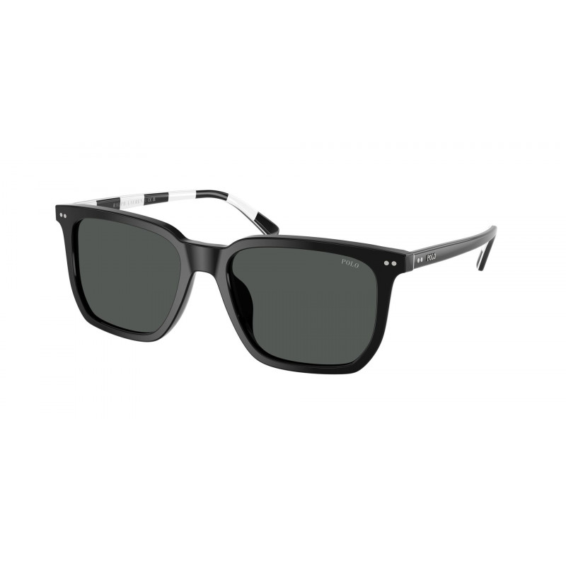 Sunglasses Polo PH 4224 F 500187 Shiny Black / Dark Grey Polyamide Standard 55mm
