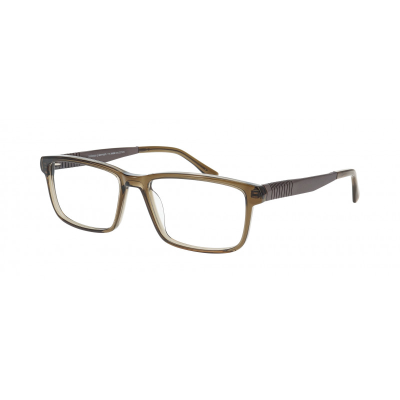 Eyeglasses Pro-design Denmark PROFLEX A 4 5025 Brown Medium Transparent 55mm