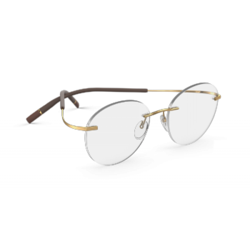 Eyeglasses Silhouette TMA - The Icon II ( 5541 ) 7520 Twilight Gold Eyeglasses Silhouette TMA - The Icon II ( 5541 ) 7520 Twilight Gold