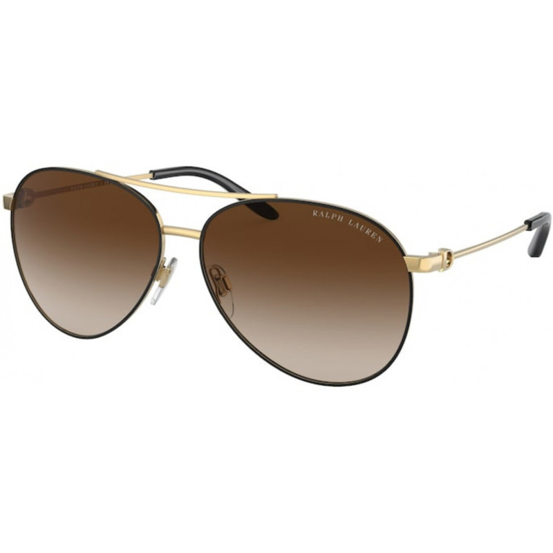 Sunglasses Ralph Lauren RL 7077 9337/3 The Andie Shiny Black / Gold B Sunglasses Ralph Lauren RL 7077 9337/3 The Andie Shiny Black / Gold B