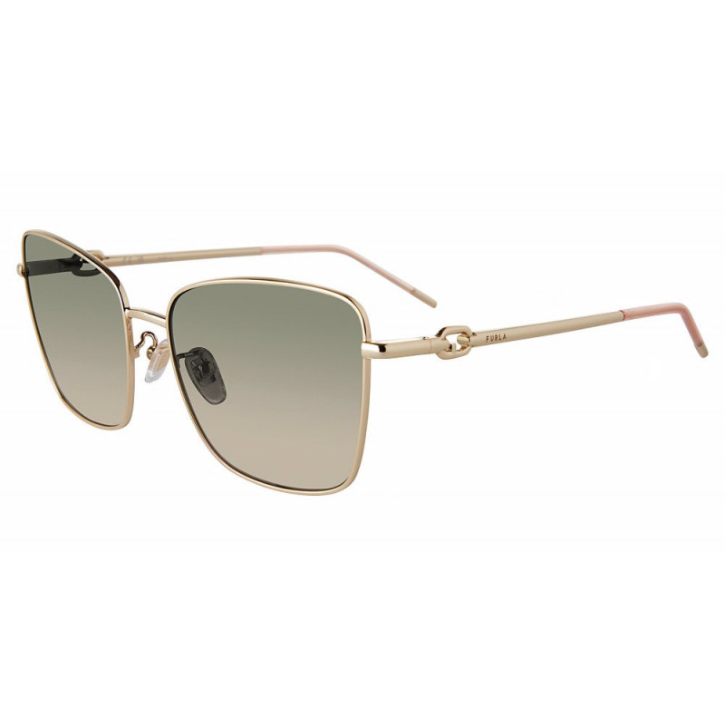 Sunglasses Furla SFU 714 0594 Light Gold 58mm