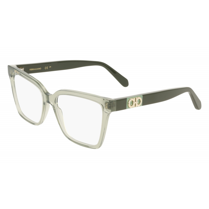 Eyeglasses FERRAGAMO SF 3060 313 Transparent Sage 54mm