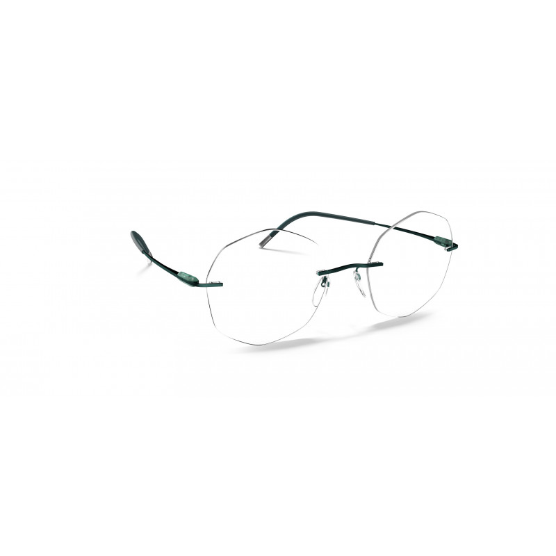 Eyeglasses Silhouette Purist Chassis Rimless 5561 5540 Serene Green Eyeglasses Silhouette Purist Chassis Rimless 5561 5540 Serene Green