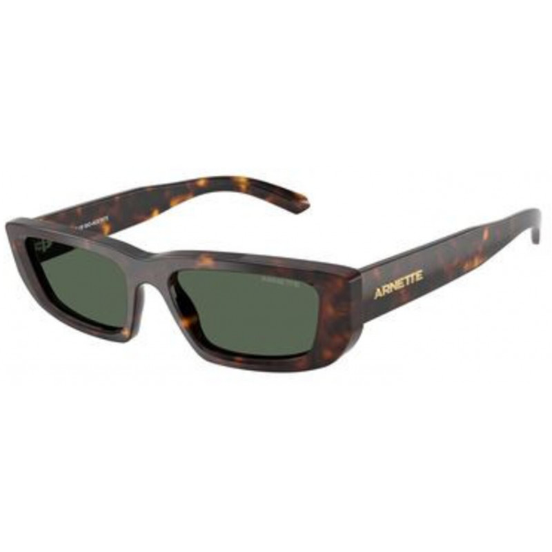 Sunglasses Arnette AN 4357 122271 Dark Havana / Green Polyamide Standard 53mm