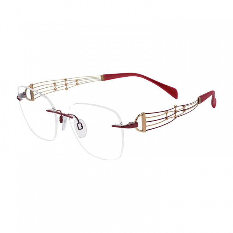 Eyeglasses Line Art 2183 Wine WI Eyeglasses Line Art 2183 Wine WI