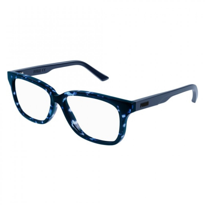 Eyeglasses Puma PJ 0070 OA- 002 Havana / Transparent Blue Eyeglasses Puma PJ 0070 OA- 002 Havana / Transparent Blue