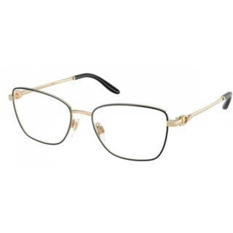 Eyeglasses Ralph Lauren RL 5136 9398 Black / Shiny Palegold Demo Lens 52mm