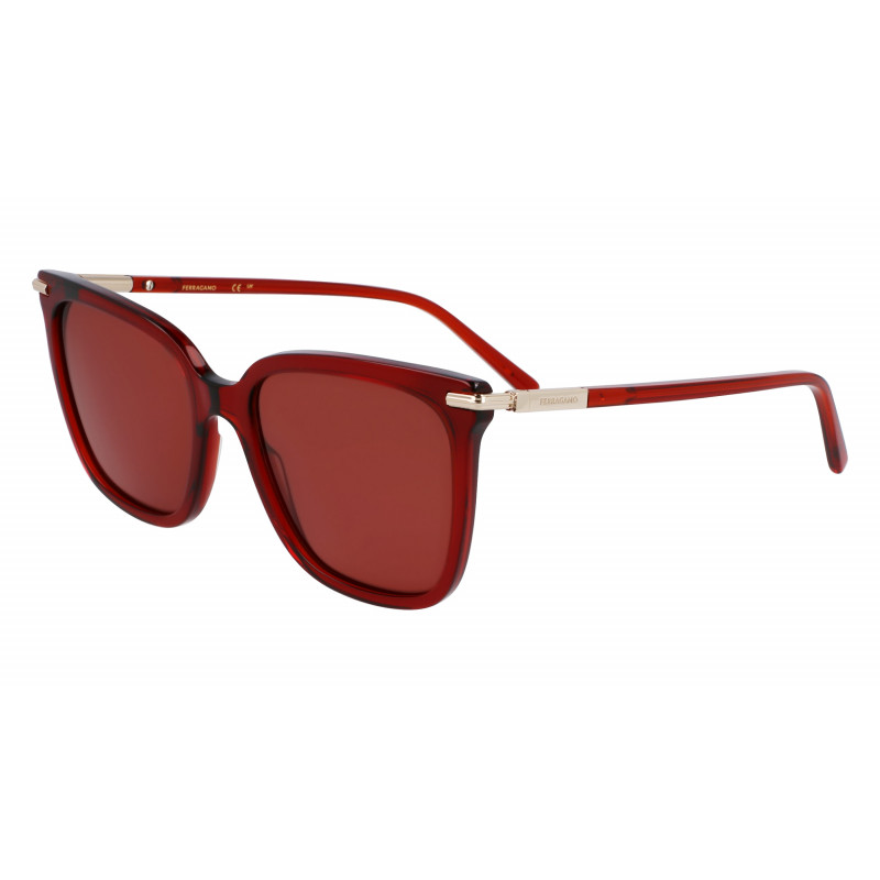 Sunglasses FERRAGAMO SF 2037 S 616 Transparent Red Sunglasses FERRAGAMO SF 2037 S 616 Transparent Red
