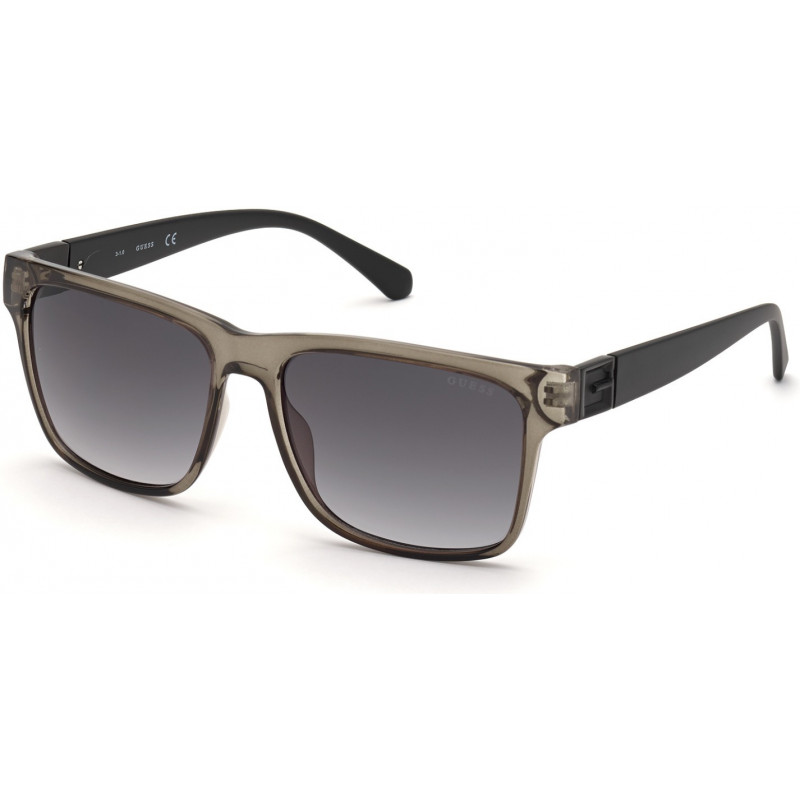 GUESS Occhiali Da Sole Modello GF6152 – Montatura Esagonale Oversize In Plastica, Lenti Sfumate, Protezione UV 100%, 58 Mm - 2