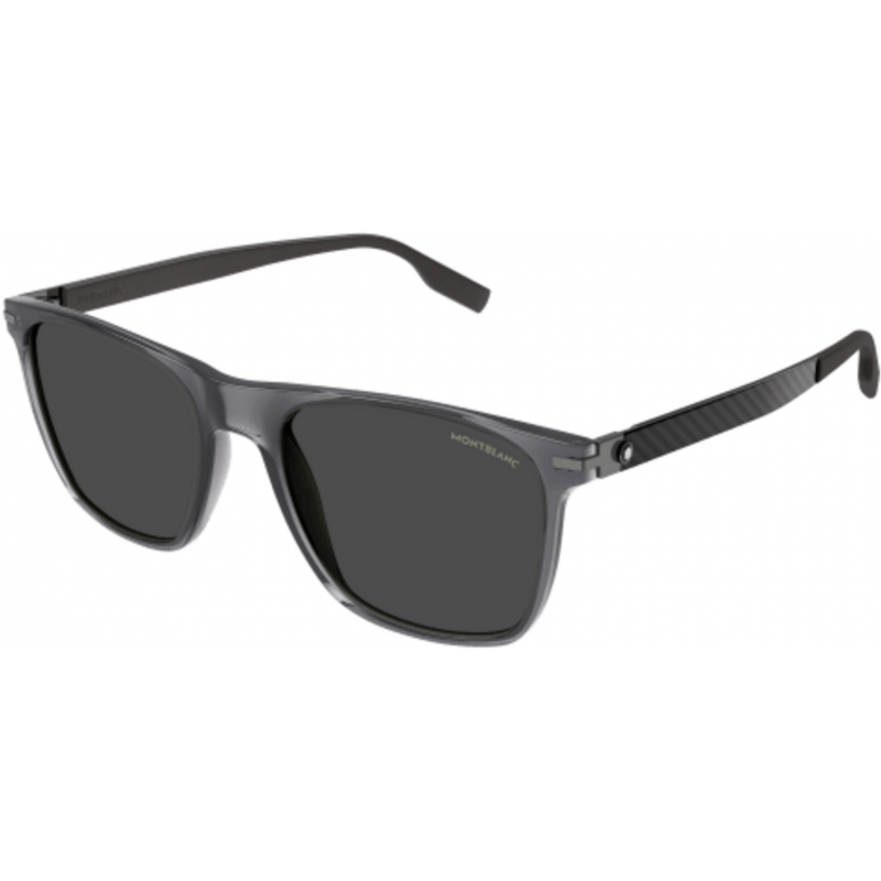 Sunglasses Montblanc MB 0248 S- 004 Grey / Smoke Brown 55mm