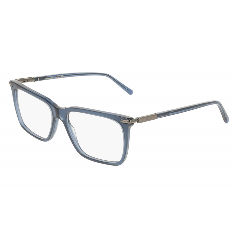 Eyeglasses FERRAGAMO SF 3037 432 Transparent Blue