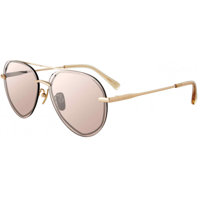 Sunglasses Diff SDFLNOX 250n Gold/Honey Crystal