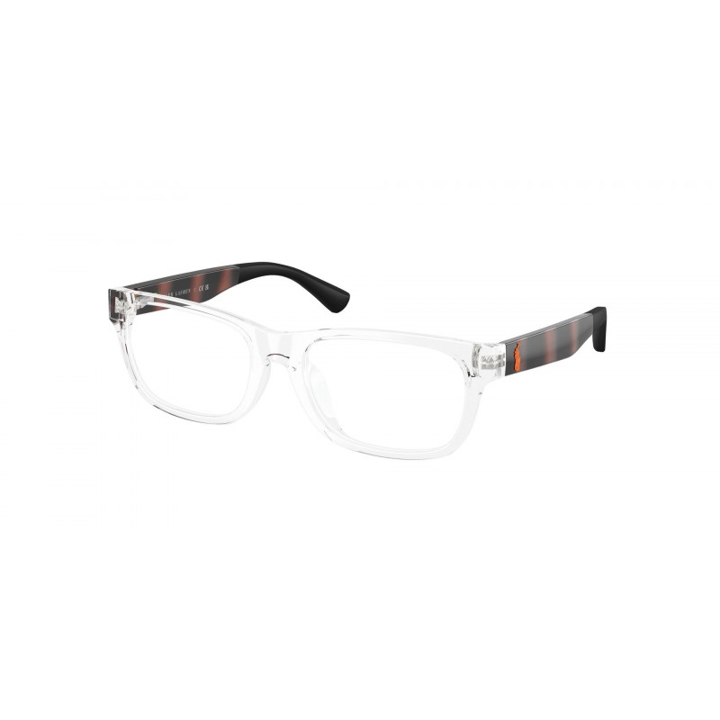 Eyeglasses Polo Prep PP 8555 U 6165 Shiny Crystal / Demo Lens 49mm