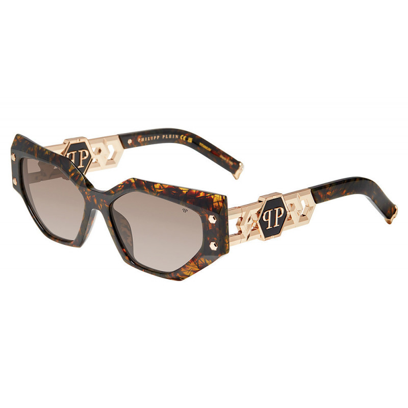 Sunglasses Philipp Plein SPP 174 S 09fp Brown Havana+black Sunglasses Philipp Plein SPP 174 S 09fp Brown Havana+black