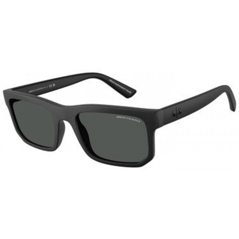 Sunglasses Armani Exchange AX 4165 SF 807887 Matte Black / Dark Grey Polyamide Standard 56mm
