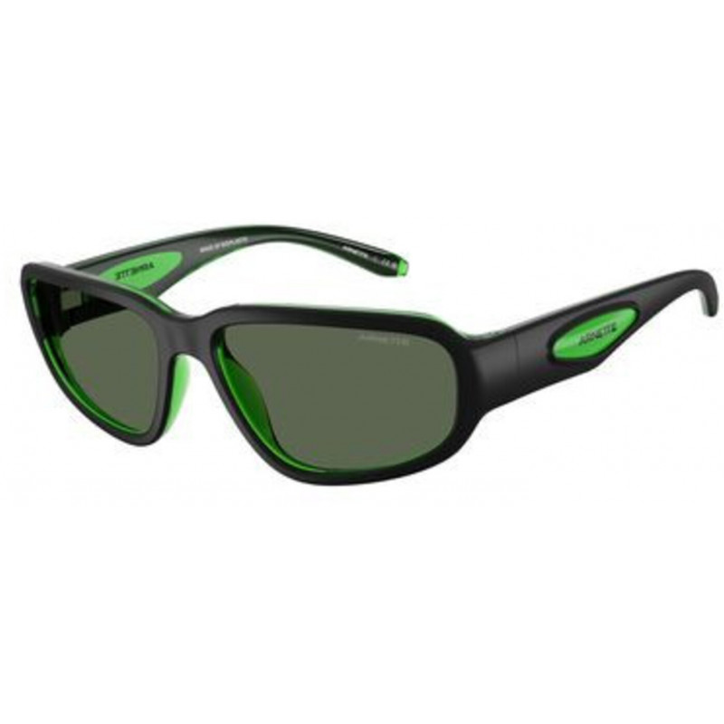 Sunglasses Arnette AN 4365 300471 Black/Transparent Green / Dark Policarbonate Standard 59mm