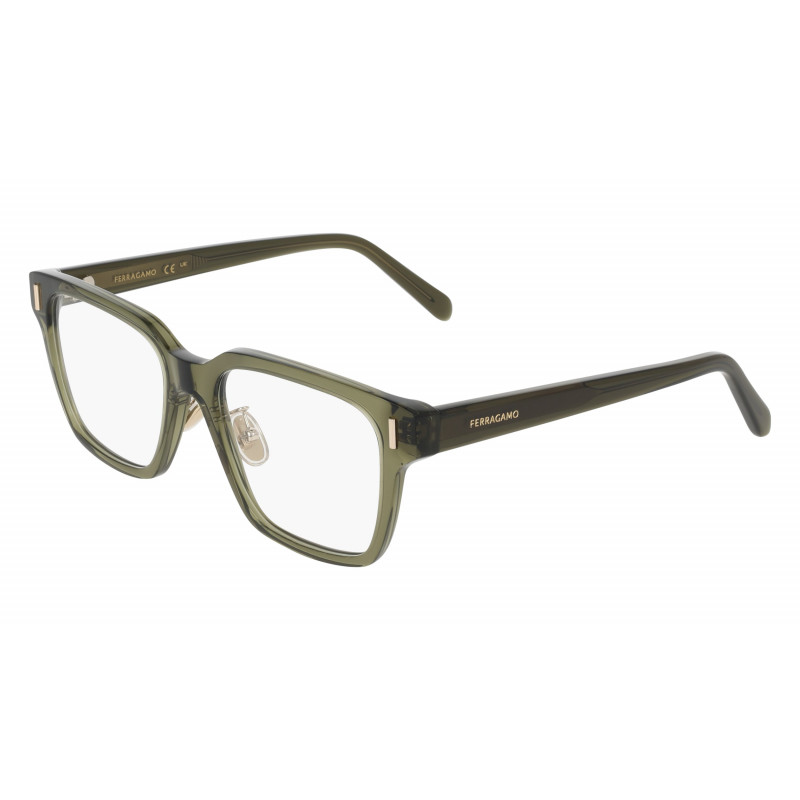 Eyeglasses FERRAGAMO SF 3051 LB 320 Transparent Green 54mm