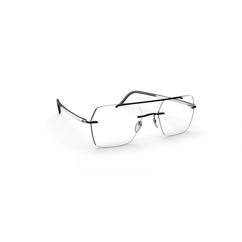 Eyeglasses Silhouette The Wave Color Groove Demo Rimless 5567 9145 Black - Special Glazing Eyeglasses Silhouette The Wave Color Groove Demo Rimless 5567 9145 Black - Special Glazing