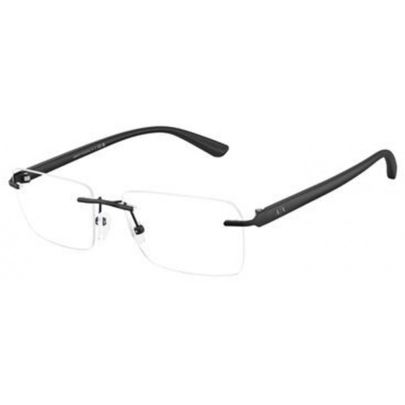 Eyeglasses Armani Exchange AX 1064 6001 Matte Black Demo Lens 56mm