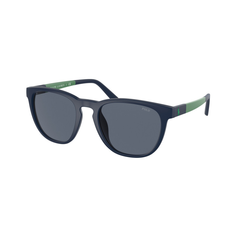 Sunglasses Polo PH 4182 U 550687 Matte Navy Blue Dark Grey 53mm