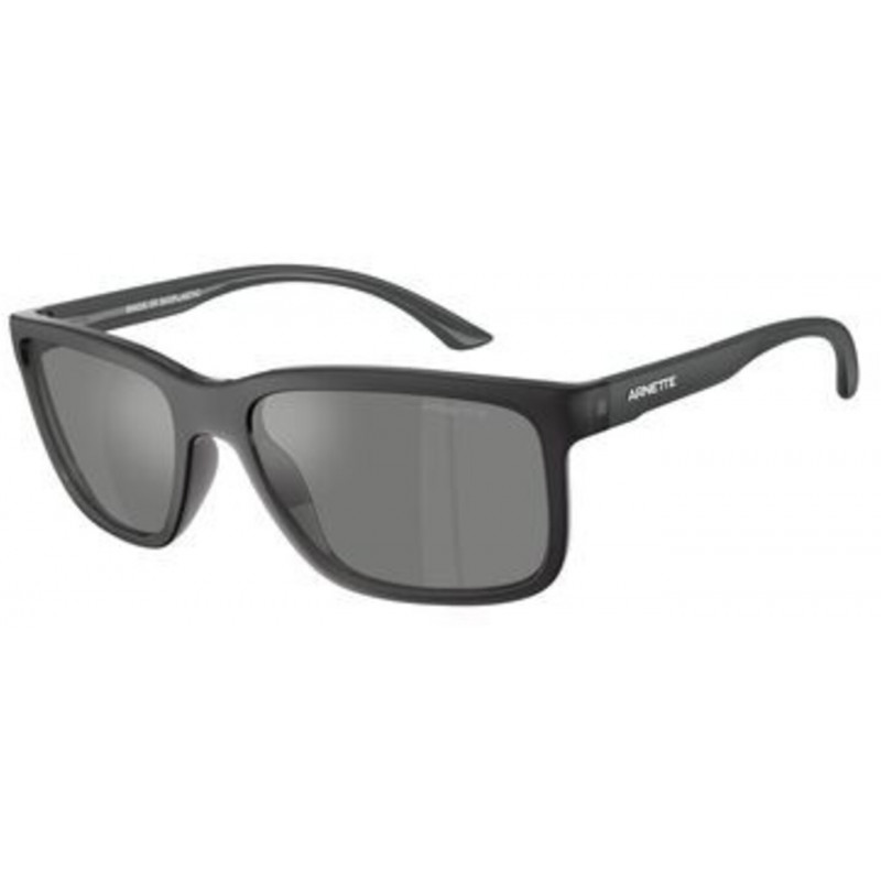 Sunglasses Arnette AN 4359 27866G Transparent Grey Matte/Shiny / Mirror Silver Policarbonate Standard 57mm