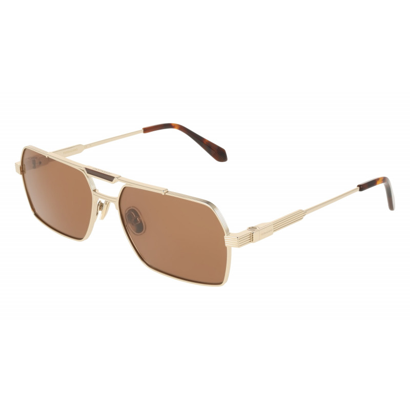 Sunglasses FERRAGAMO SF 332 S 745 Gold/Brown 61mm