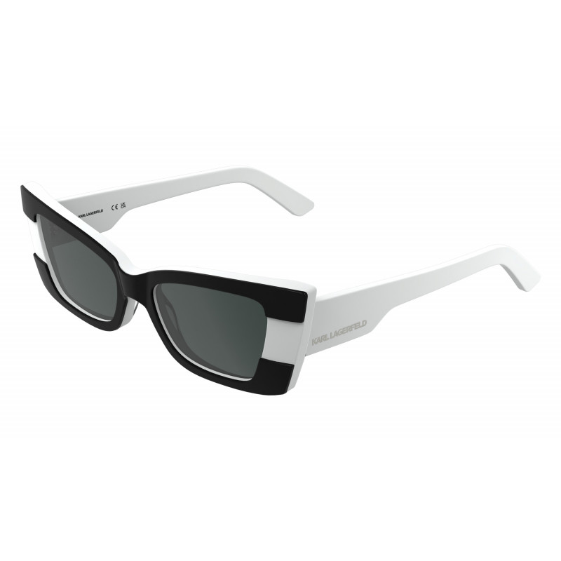 Sunglasses KARL LAGERFELD KL 6205 S 006 Black/White 52mm