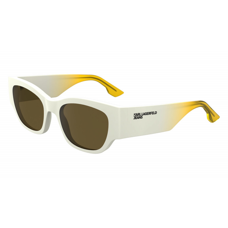 Sunglasses KARL LAGERFELD KLJ 6168 S 105 Shiny White Sunglasses KARL LAGERFELD KLJ 6168 S 105 Shiny White