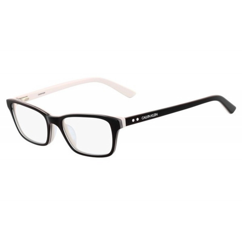 Eyeglasses Calvin Klein CK 18541 002 Black/White / Clear Lens
