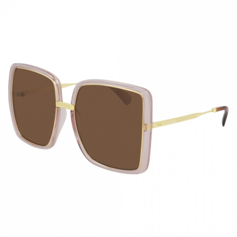 Sunglasses Gucci GG 0903 S- 002 Pink / Brown Gold display picture 1