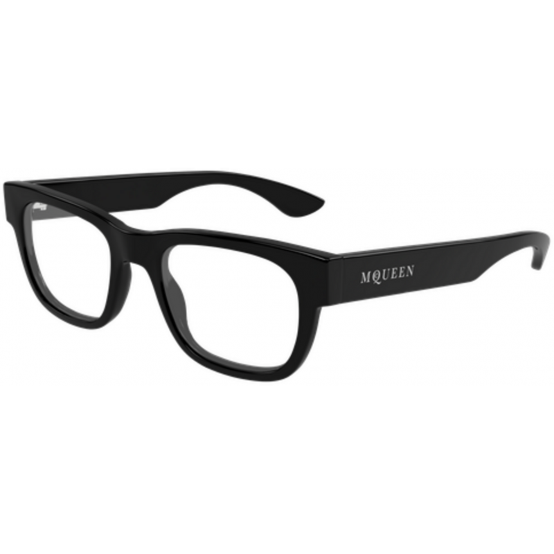 Eyeglasses Alexander McQueen AM 0531 O- 001 Black / Transparent 51mm