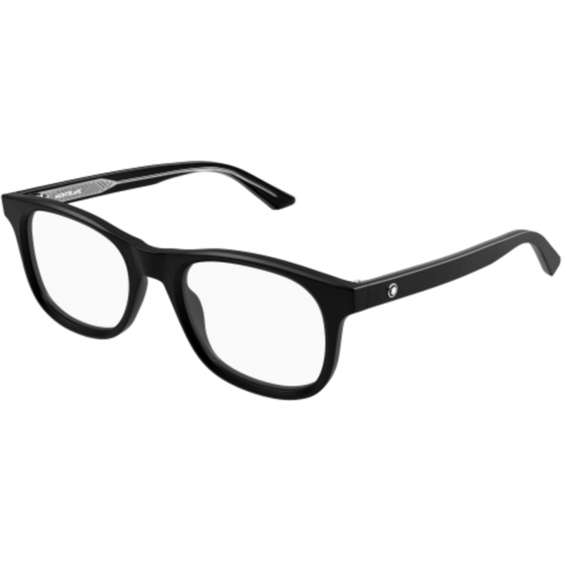 Eyeglasses Montblanc MB 0385 O- 008 Black / Transparent 54mm